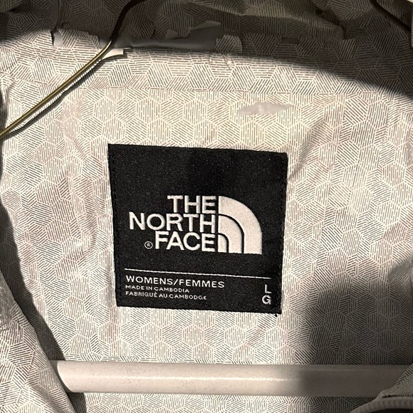 Women’s raincoat size large The North Face light gray - Picture 3 of 3